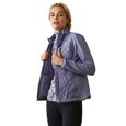 The Ariat Ladies Fusion Insulated Jacket in Gunmetal#Gunmetal