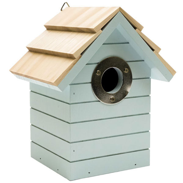 The Henry Bell Beach Hut Nesting Box in Light Blue#Light Blue