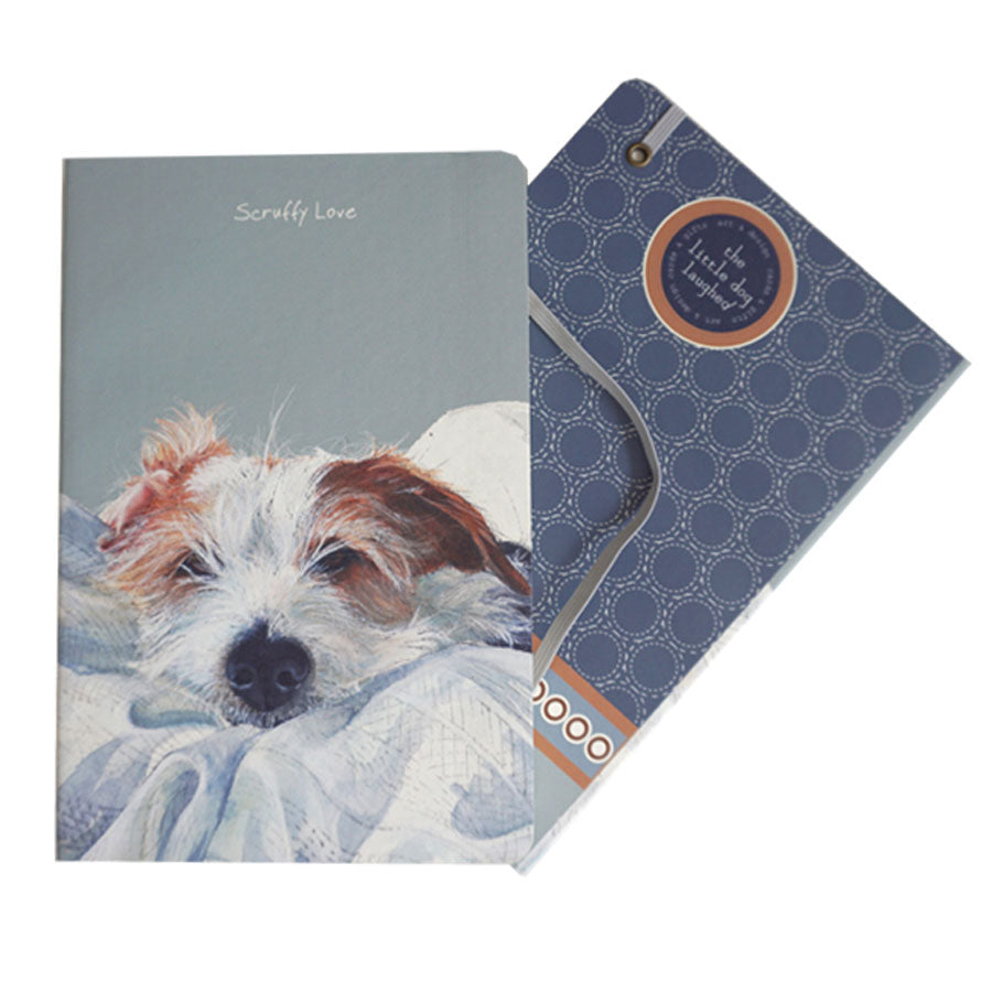The Little Dog Laughed 'Scruffy Love' A5 Notepad