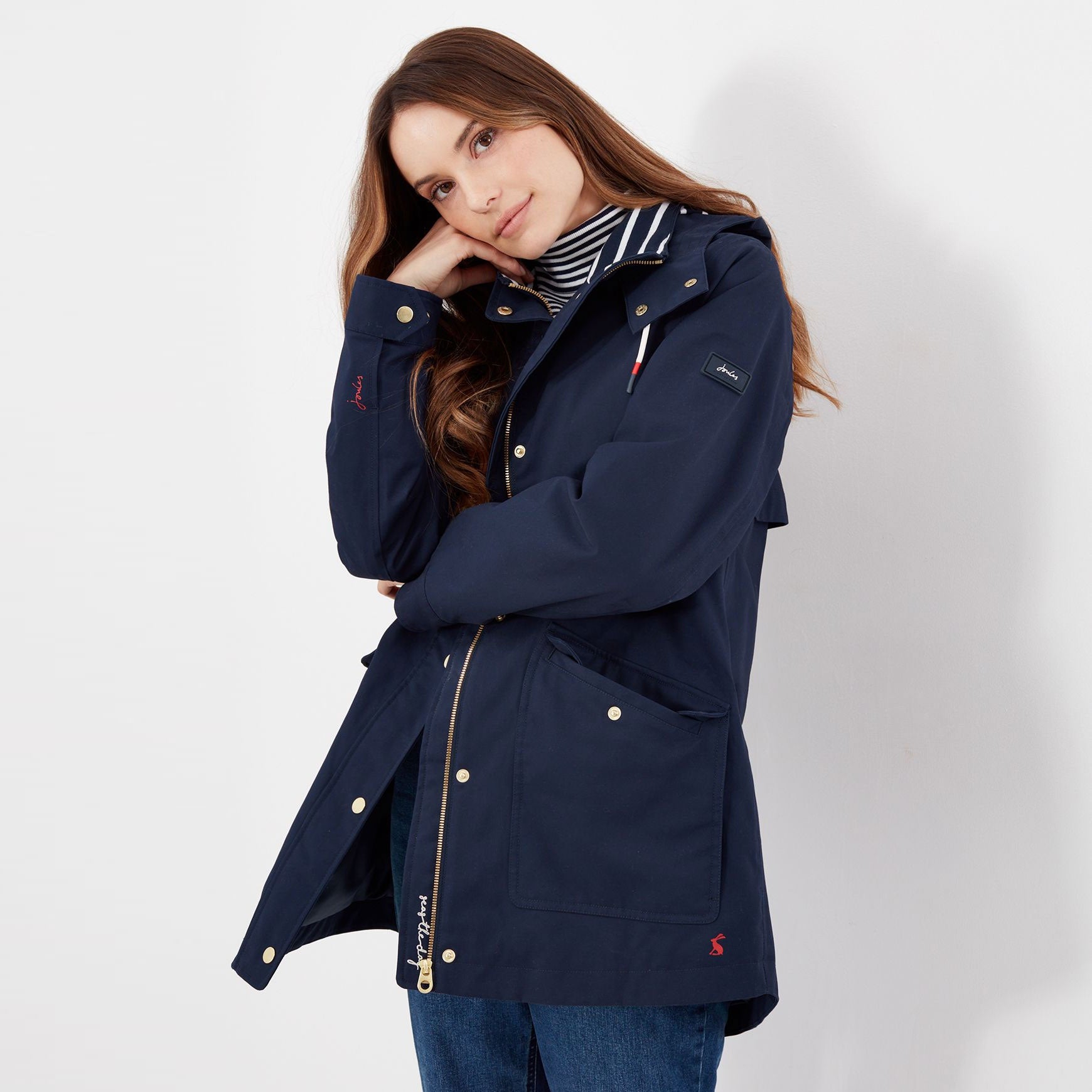 Joules waterproof hooded store coast jacket