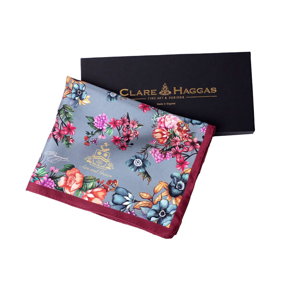 Clare Haggas Airs & Graces Narrow Silk Scarf