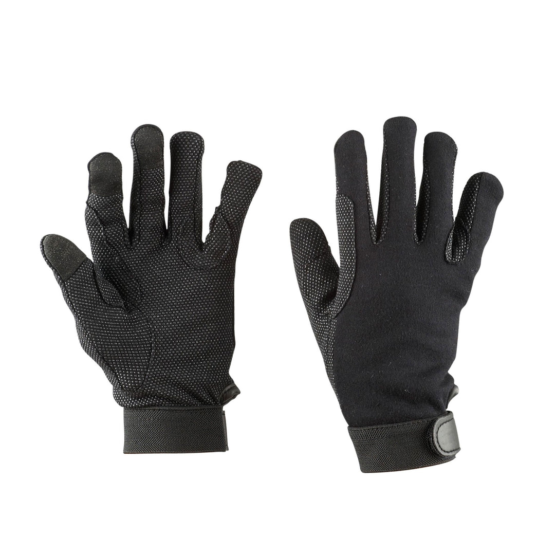 The Dublin Thinsulate Winter Track Riding Gloves in Black#Black