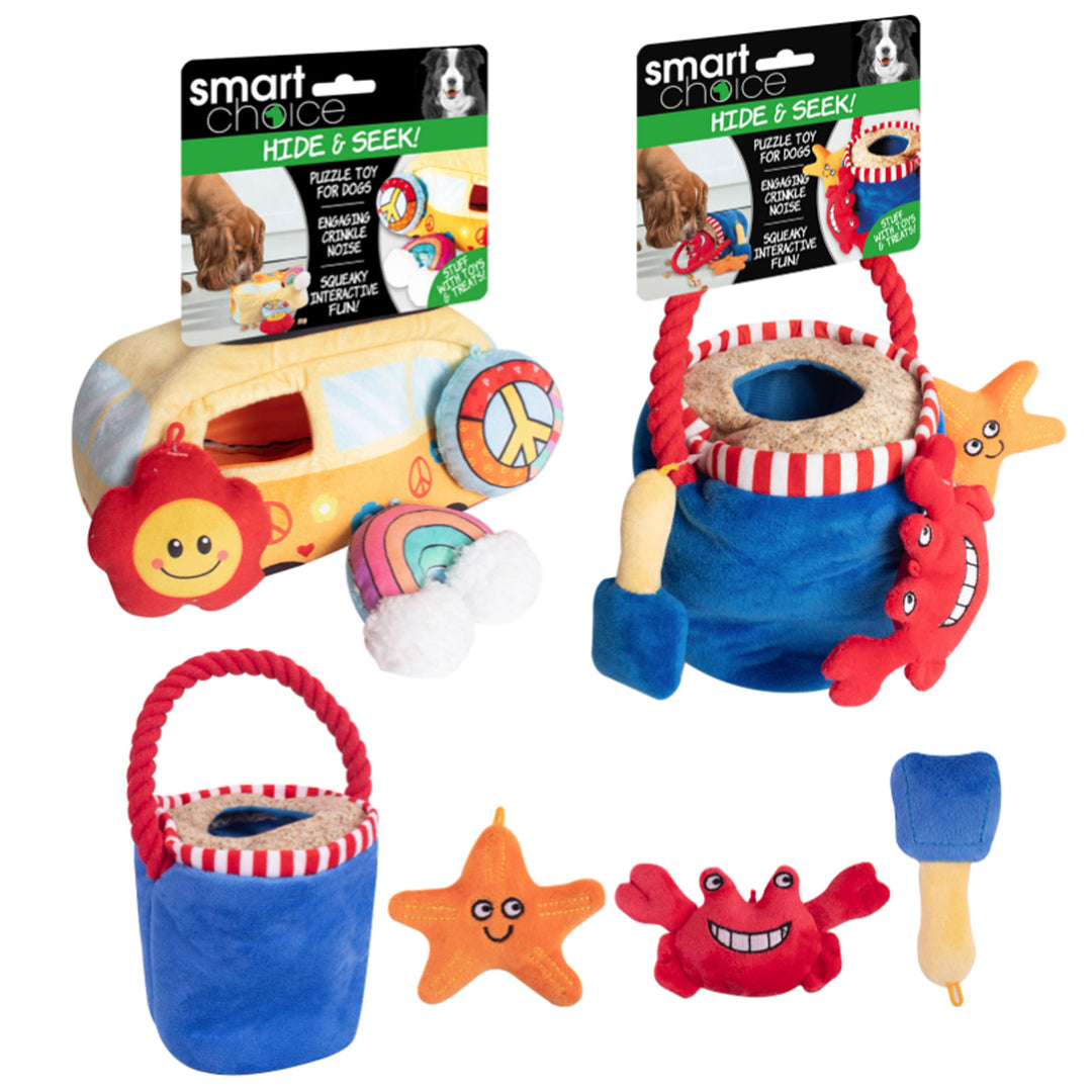 Smart Choice Squeaky Holidays Hide & Seek Dog Toy