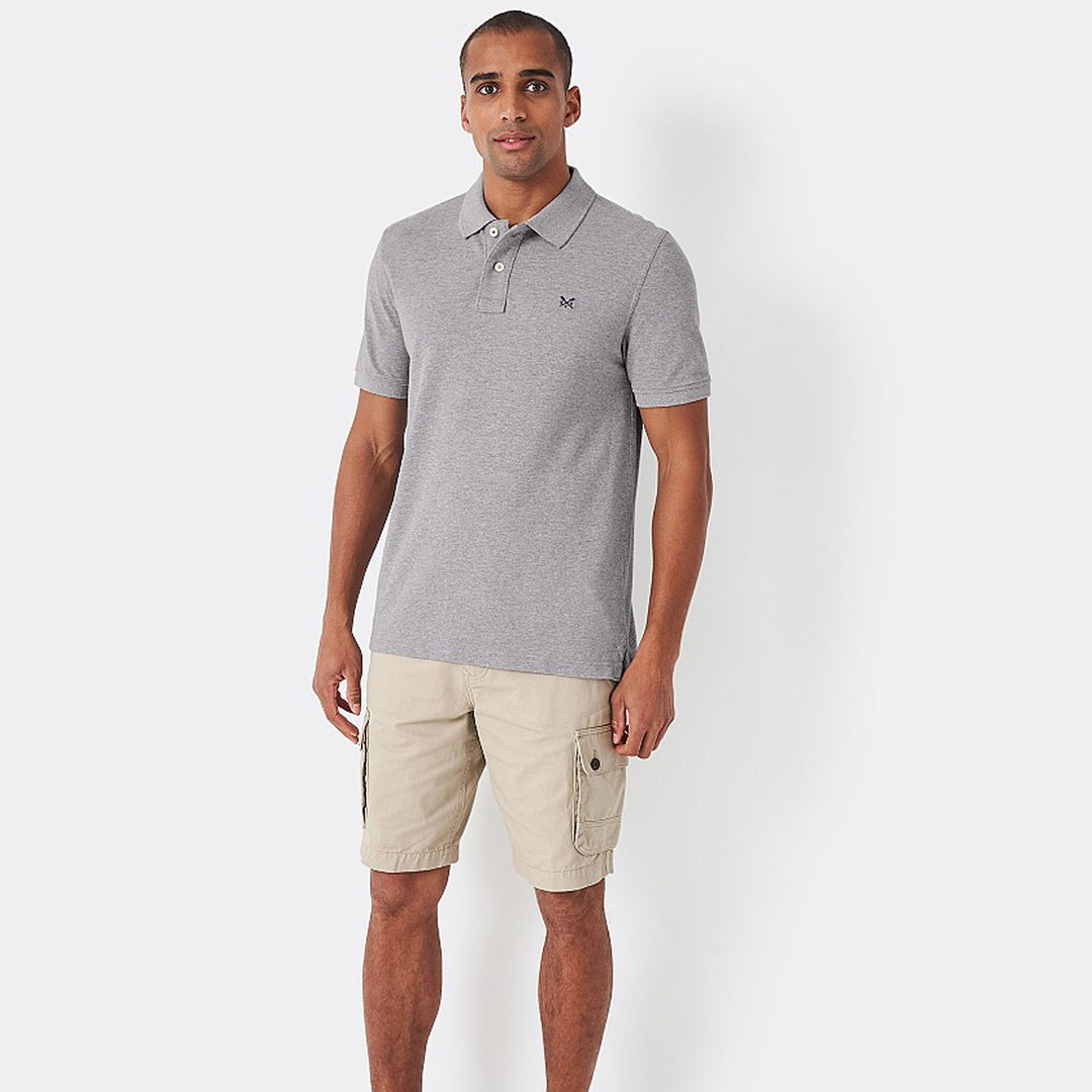 The Crew Mens Classic Pique Polo in #Light Grey