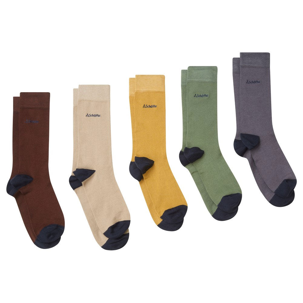 Schoffel Mens Bamboo Sock Gift Box (Box of 5)