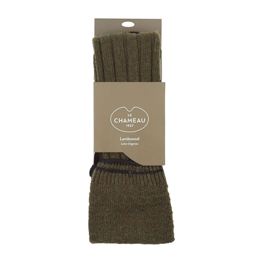 The Le Chameau Mens Vierzon Shooting Socks in Green#Green