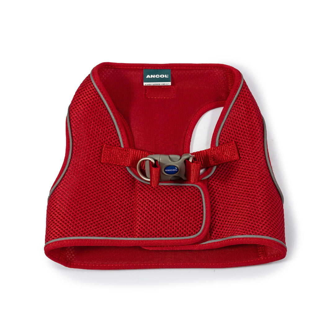 The Ancol Viva Step In Dog Harness in Red#Red