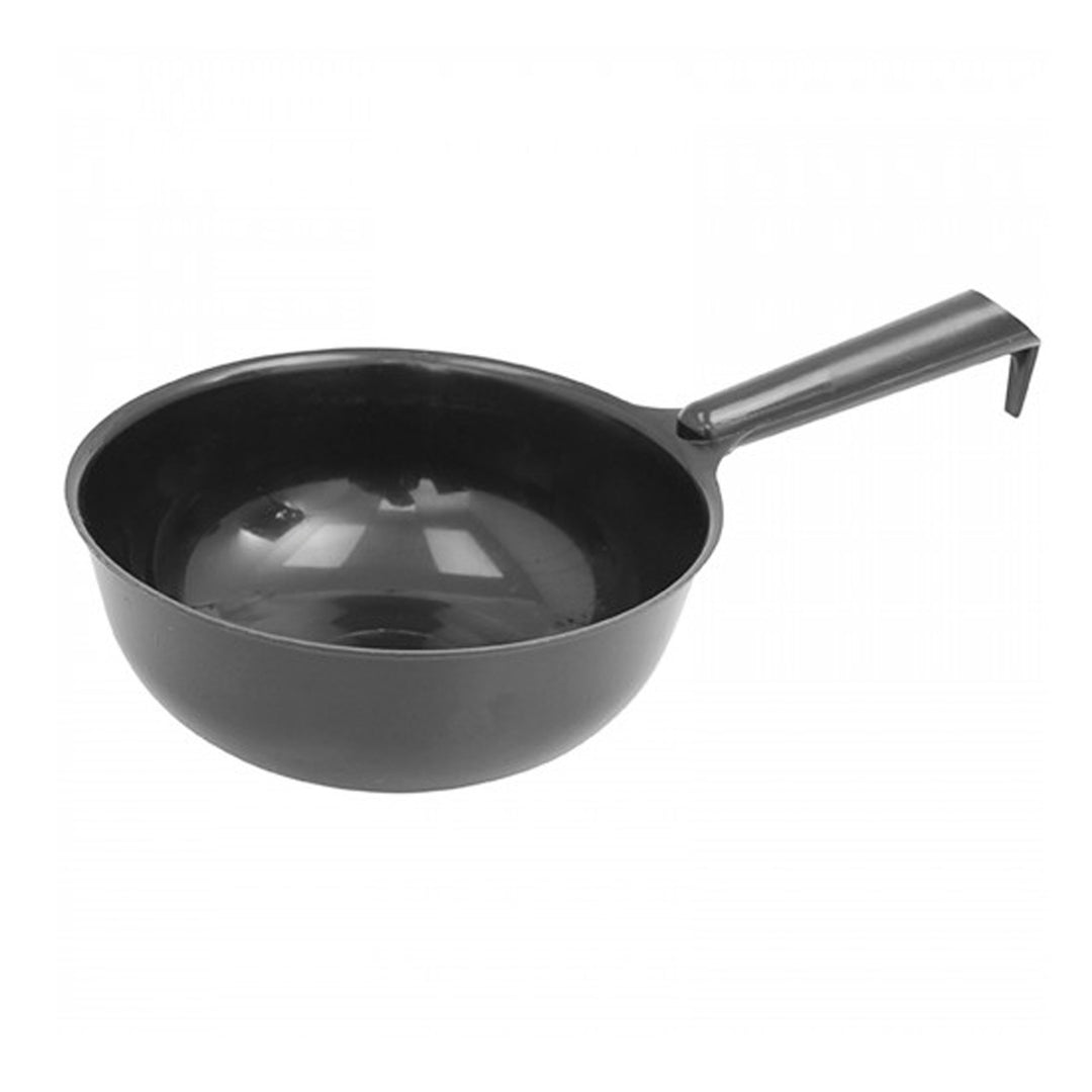The Perry Equestrian Plastic Feed & Water Bowl Scoop in Black#Black