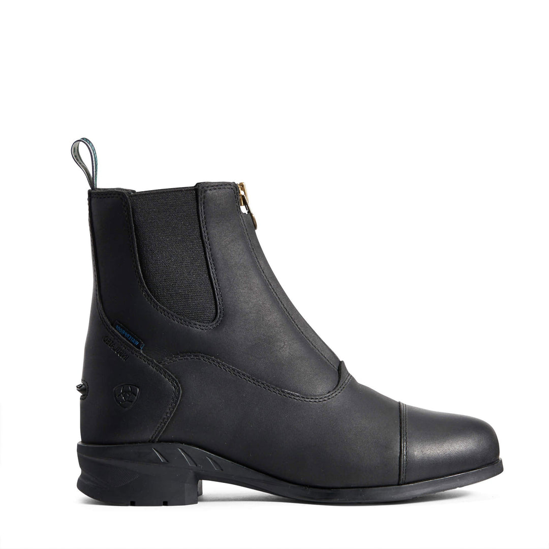The Ariat Ladies Heritage IV Zip H20 Insulated Jodhpur Boots in Black
