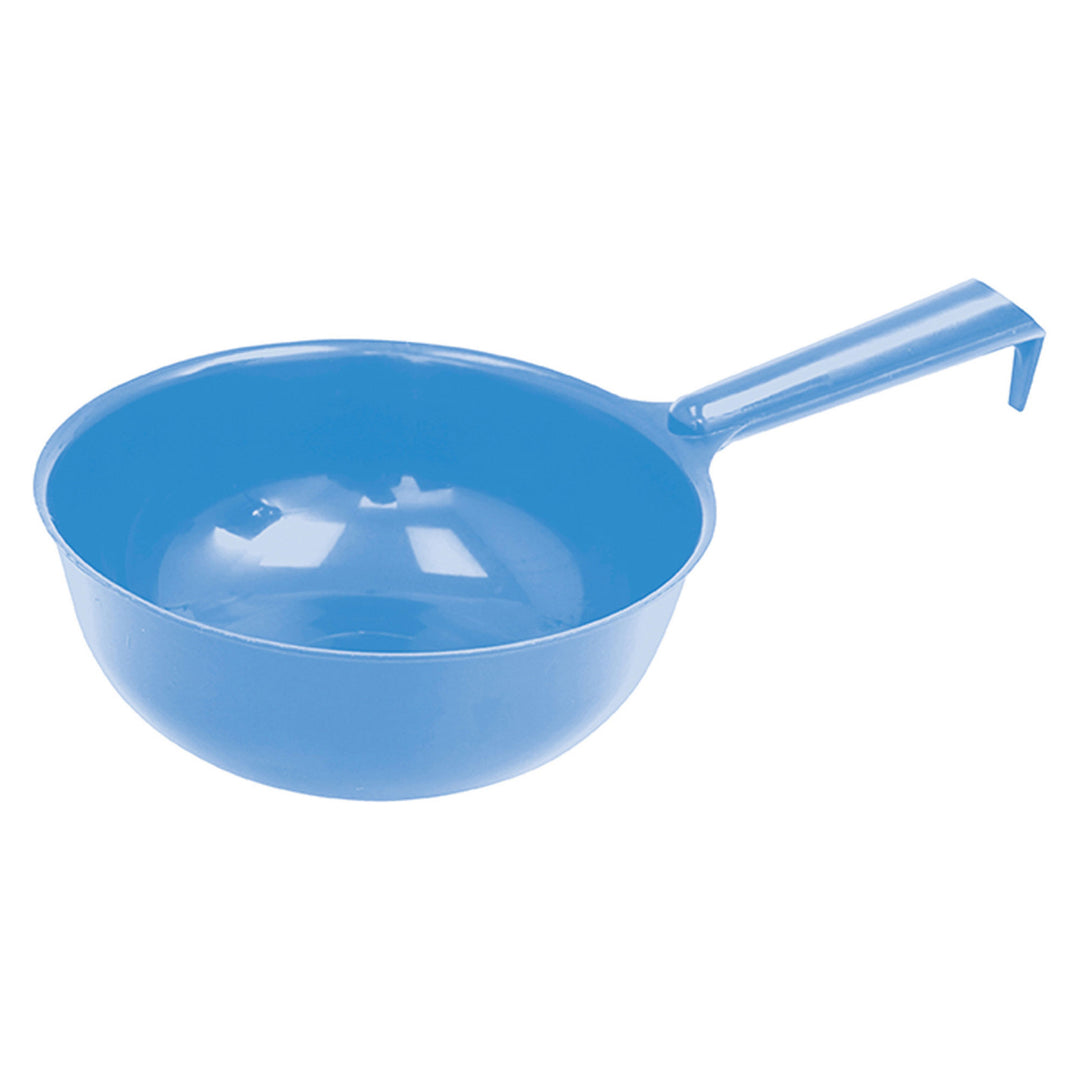 The Perry Equestrian Plastic Feed & Water Bowl Scoop in Blue#Blue