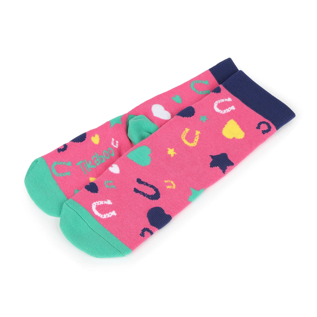 The Shires Tikaboo Ankle Socks in Pink#Pink