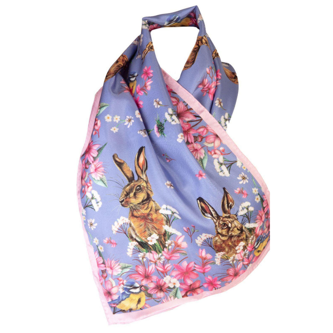 Clare Haggas Ladies Narrow Silk Oopsie Daisy Scarf 