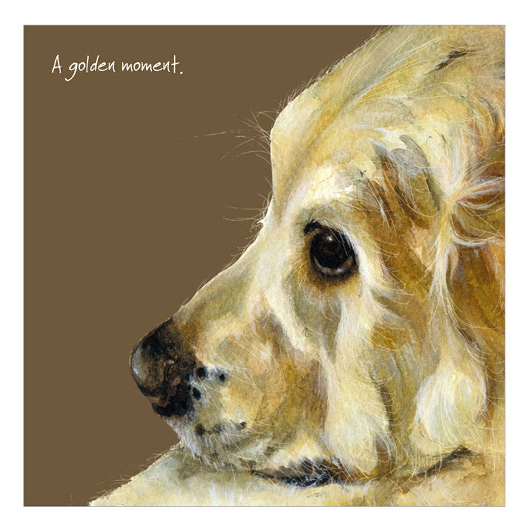 The Little Dog Laughed 'Golden Moment' Digs & Manor Card