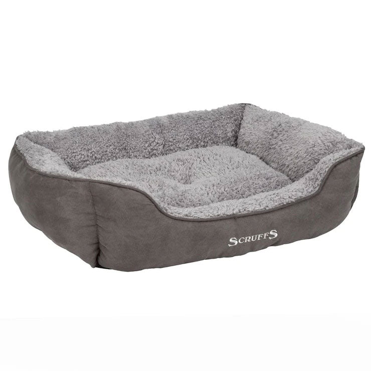 The Scruffs Cosy Box Bed in Grey#Grey