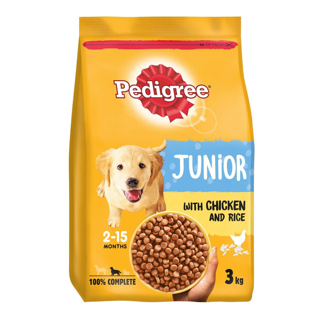 Pedigree Puppy/Junior Complete with Chicken & Rice 3kg