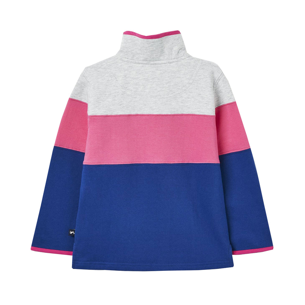 Joules Girls Fairdale Colour Block Sweatshirt