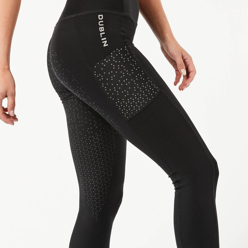 Dublin Ladies Reflective Compression High Rise Tights