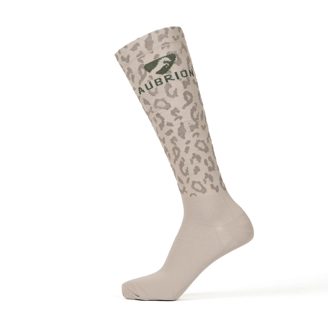 The Aubrion Winter Performance Socks in Taupe#Taupe