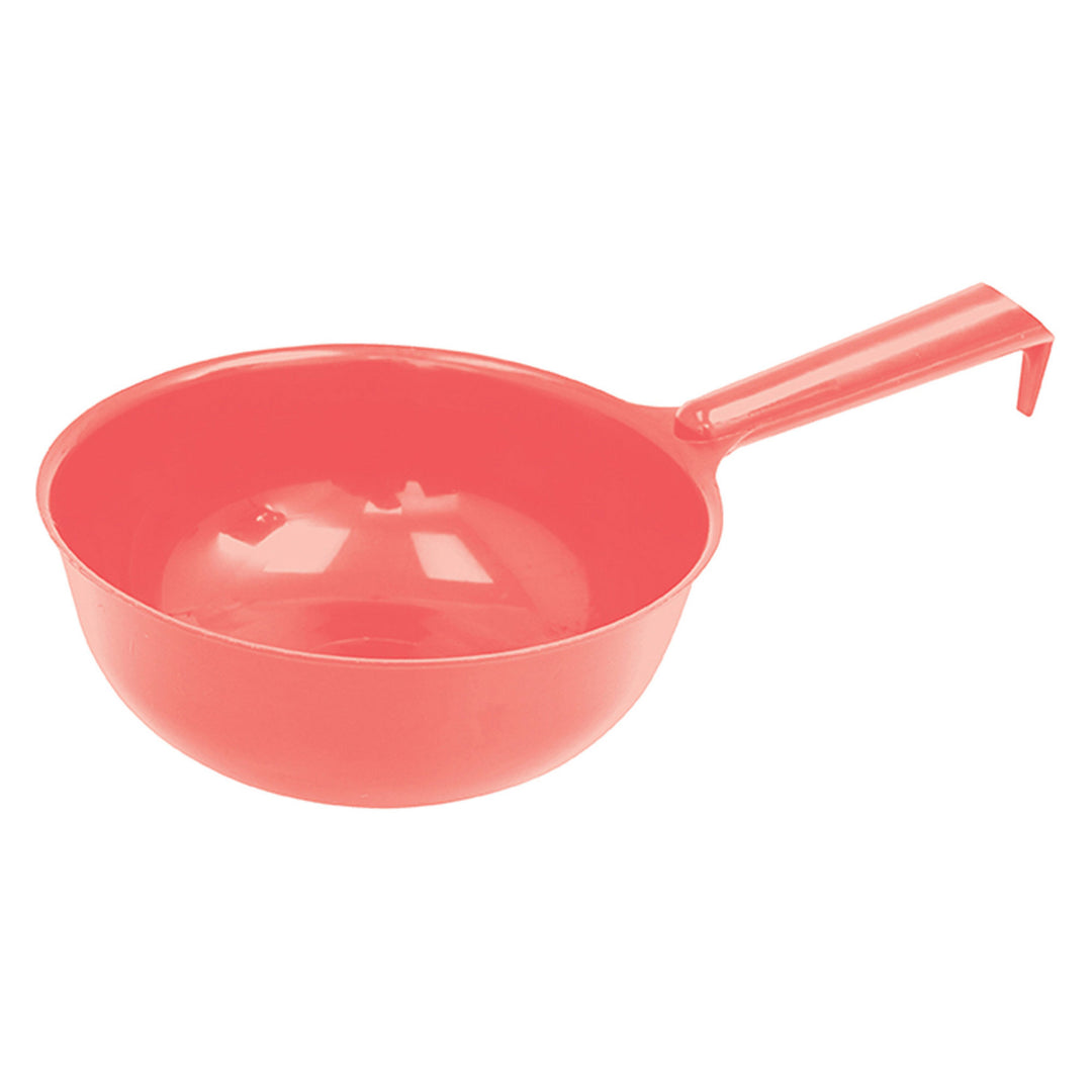 The Perry Equestrian Plastic Feed & Water Bowl Scoop in Red#Red