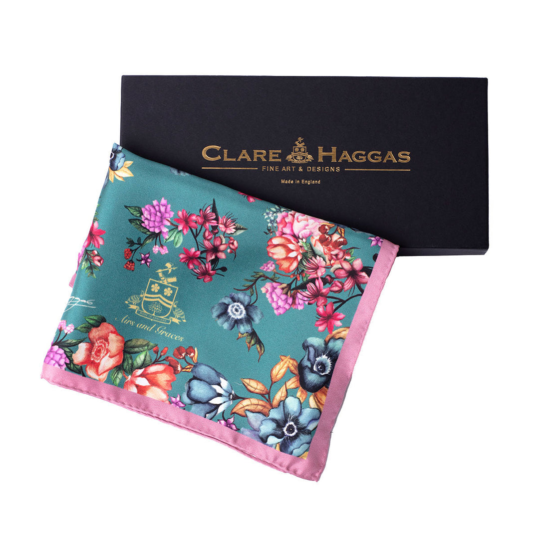 Clare Haggas Airs & Graces Classic Silk Scarf