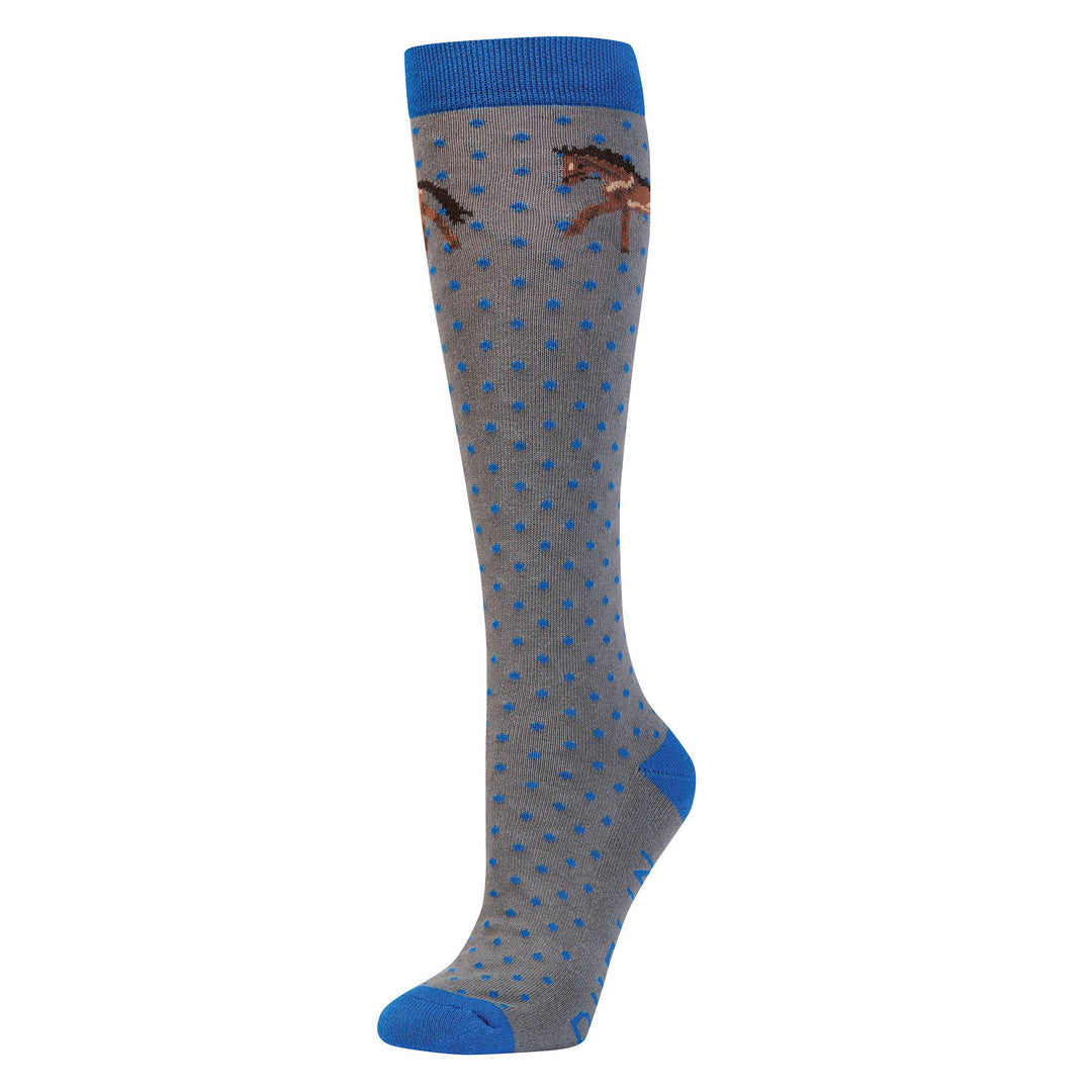 Dublin Adults Single Pack Socks in Blue Print#Blue Print