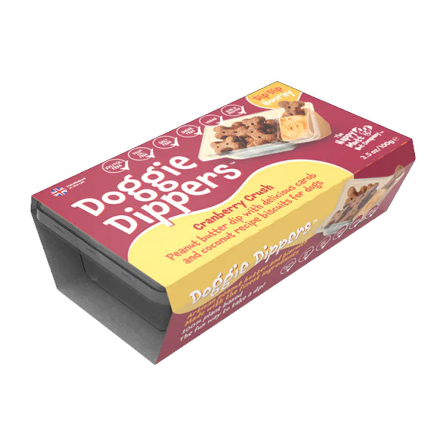 Doggie Dippers Tray Cranberry 100g