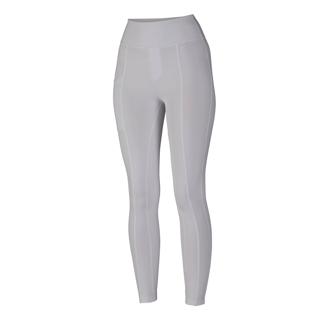 The Aubrion Ladies Hudson Riding Tights in White#White