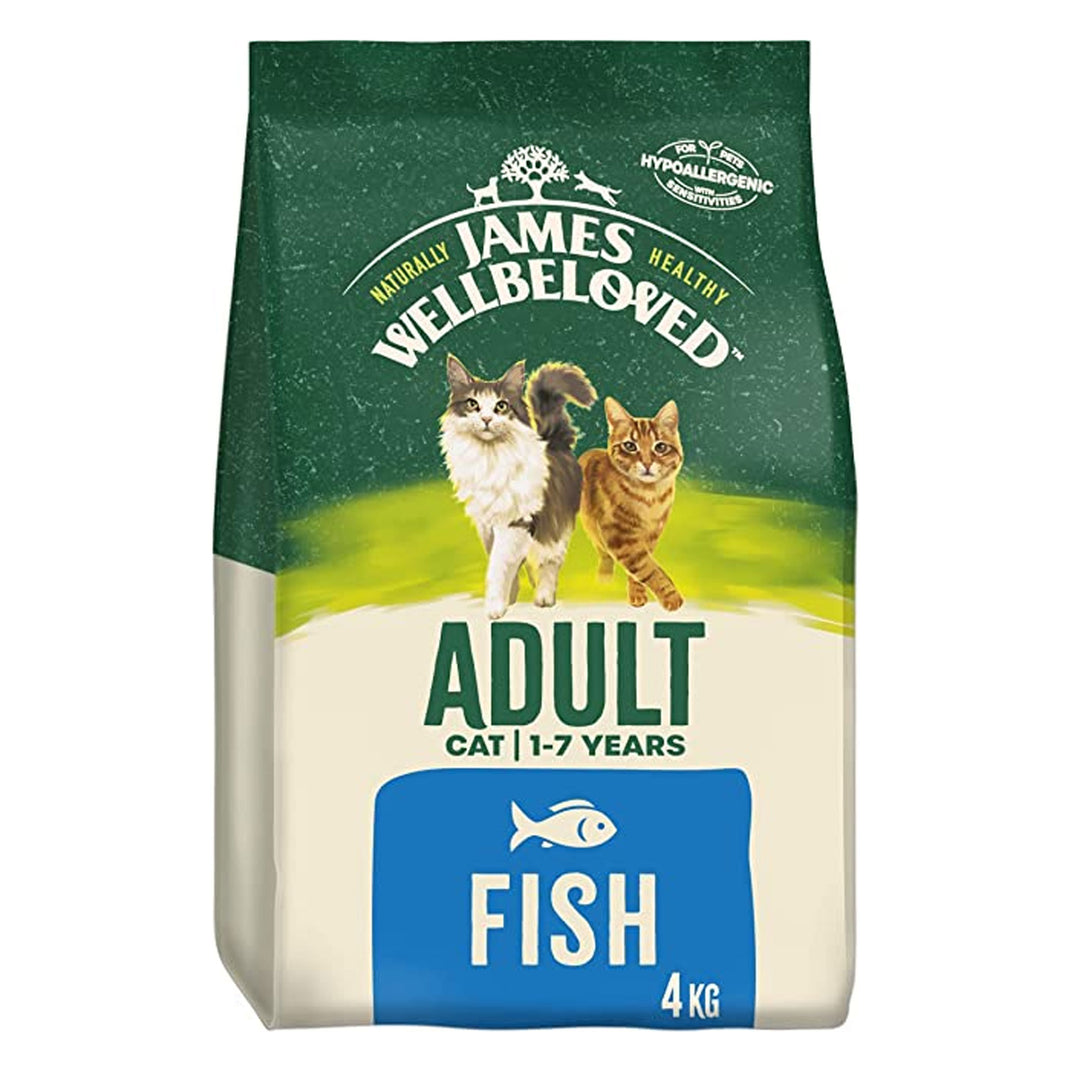 James Wellbeloved Adult Complete Dry Cat Food with Fish 300g