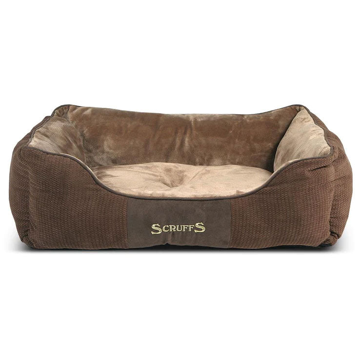 The Scruffs Chester Box Bed in Chocolate#Chocolate
