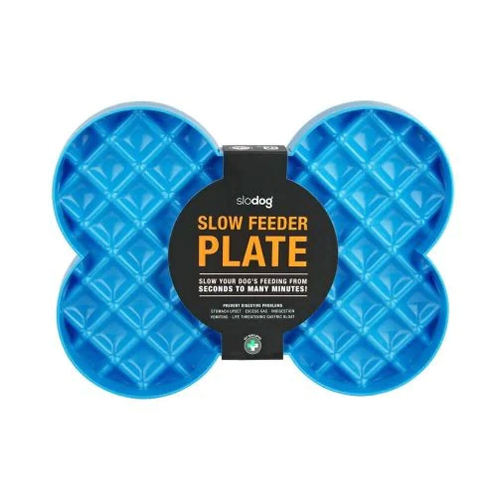 The LickiMat Slodog Slow Feeder Plate in Turquoise#Turquoise