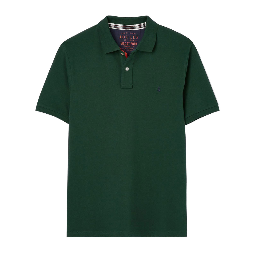 The Joules Mens Woody Polo in Dark Green#Dark Green