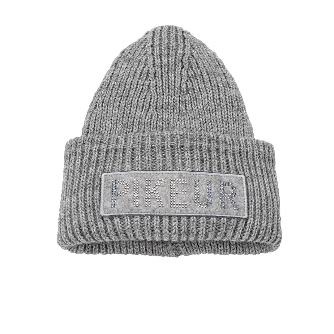 The Pikeur Ladies 'Pikeur' Label Beanie in Grey#Grey