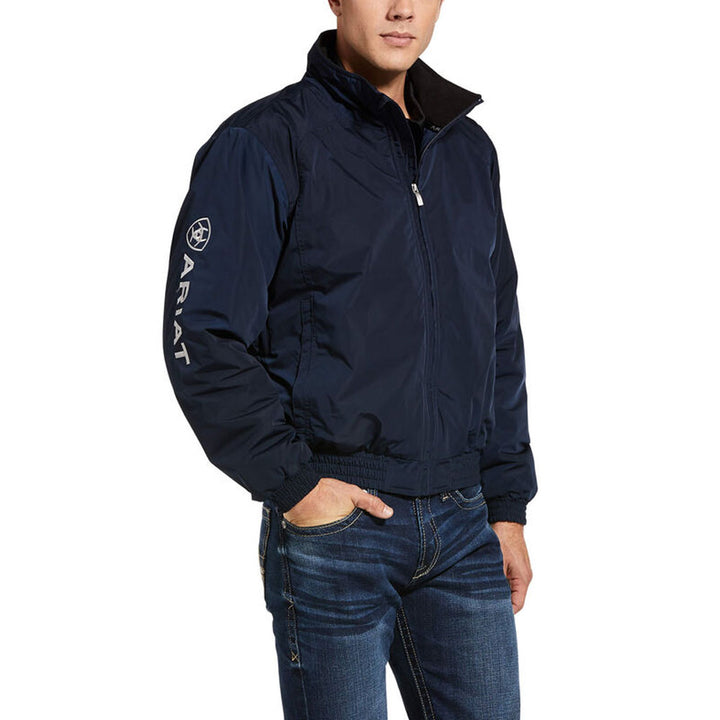 The Ariat Mens Stable Insulated Jacket in Navy#Navy