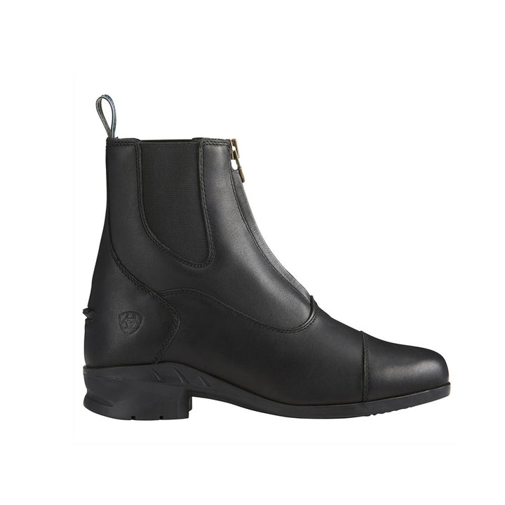 The Ariat Ladies Heritage IV Zip Paddock Boot in Black#Black