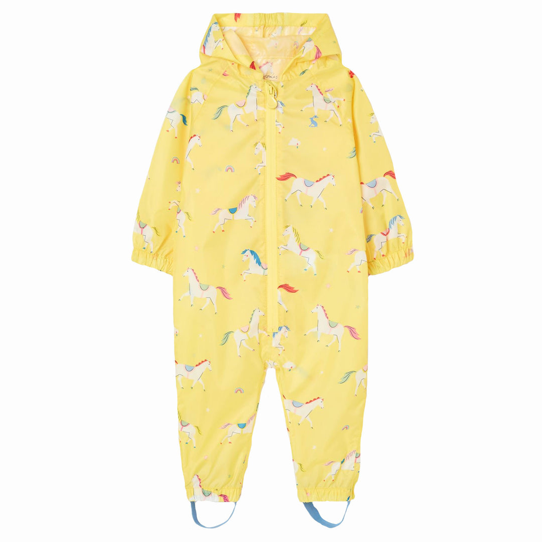 Joules Baby Girls Puddle Waterproof Recycled Suit#Yellow