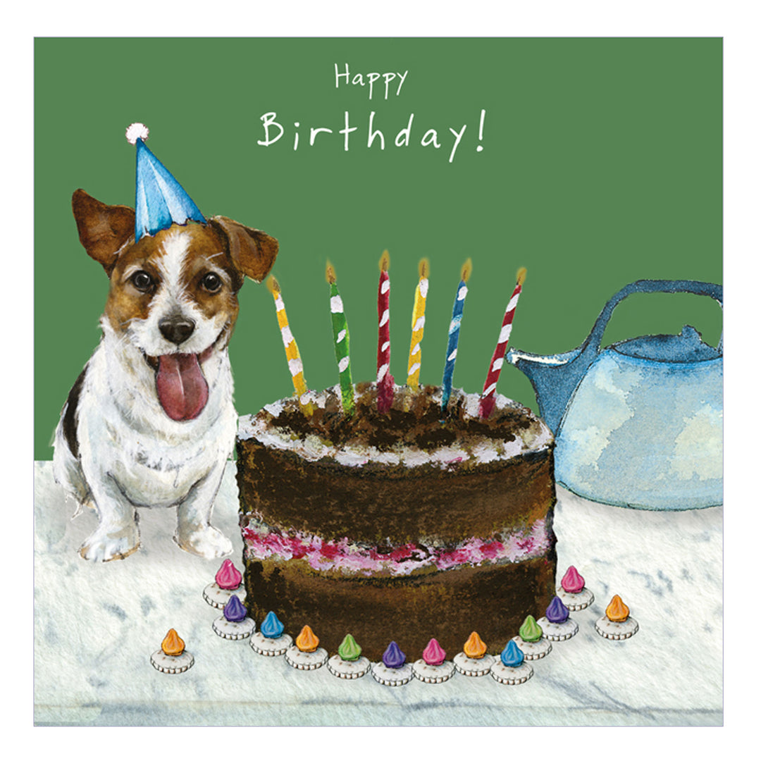 The Little Dog Laughed 'Happy Birthday' Digs & Manor Card