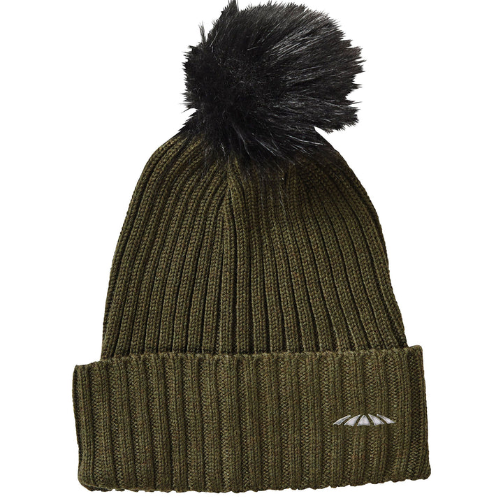 The Weatherbeeta Knit Beanie Adults in Olive#Olive