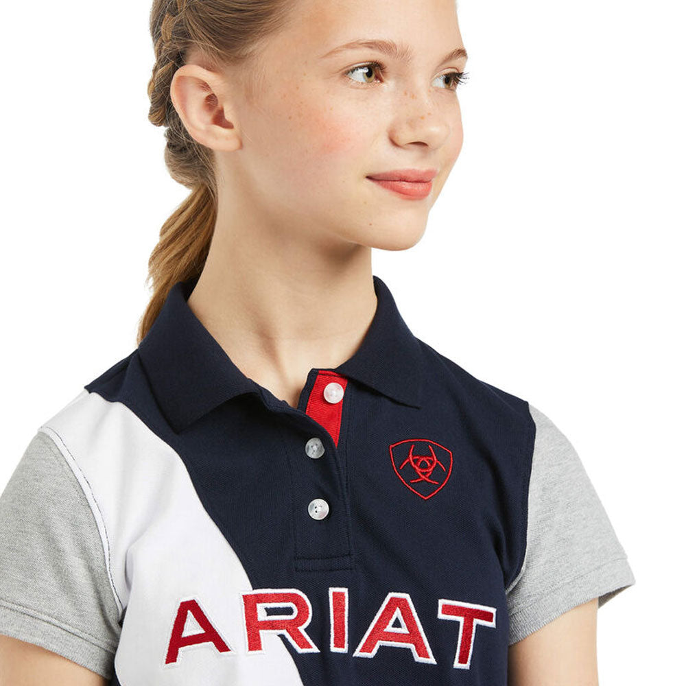 Ariat Youth Taryn Button SS Polo 
