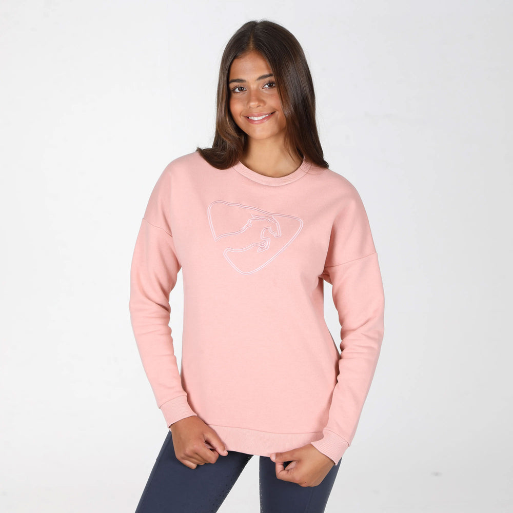 The Aubrion Ladies Serene Sweatshirt in Pink#Pink