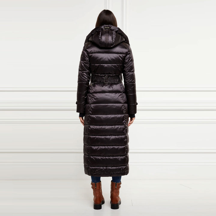 Holland Cooper Ladies The Arosa Longline Coat#chocolate