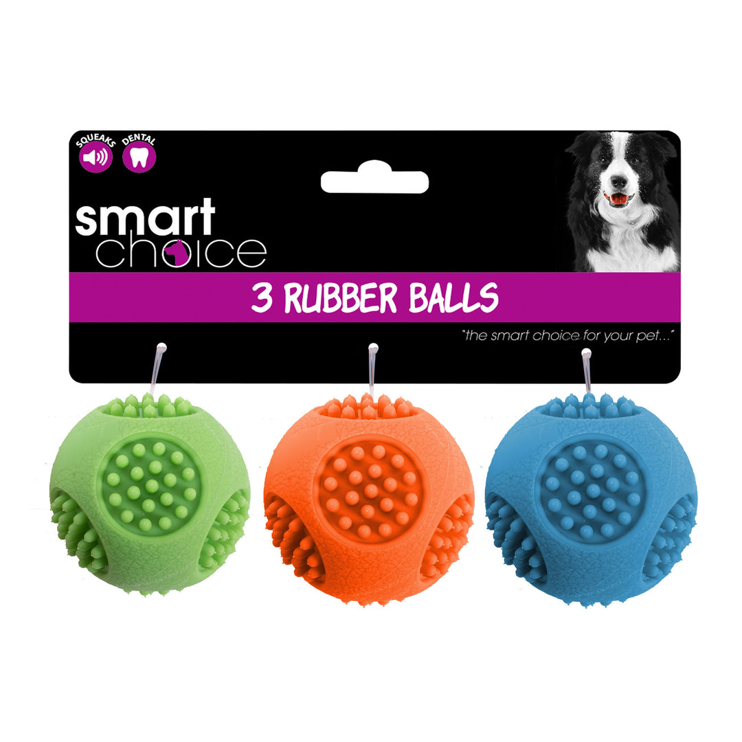 Smart Choice Rubber Ball With Squeaker