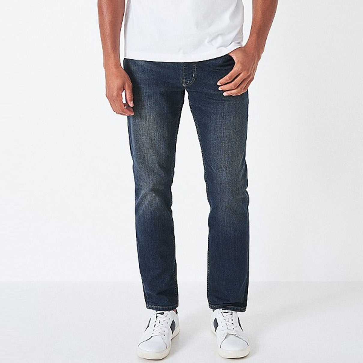 Mens straight best sale leg jeans uk