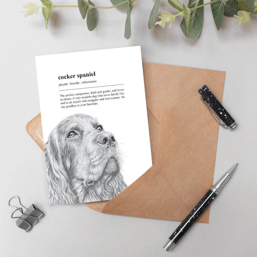 Coulson Macleod Pooch Cocker Spaniel Card