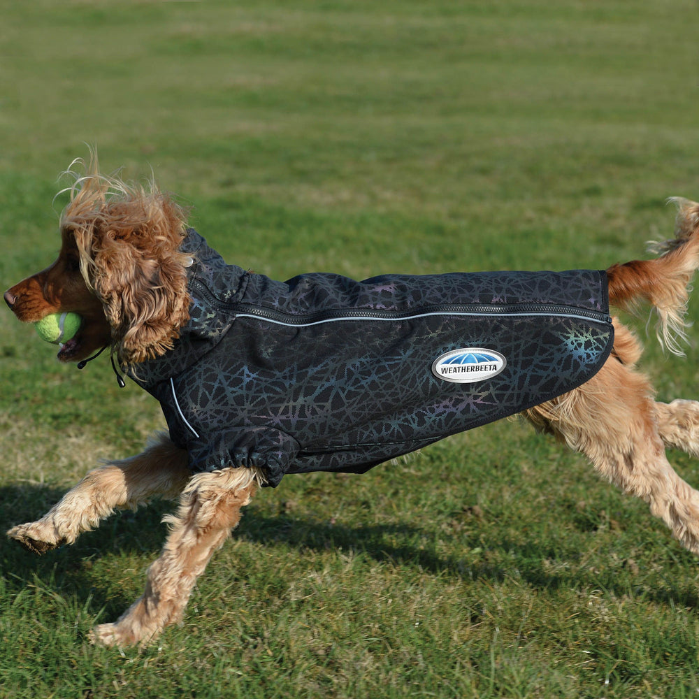 Weatherbeeta Comfitec Reflective Print Active Dog Coat