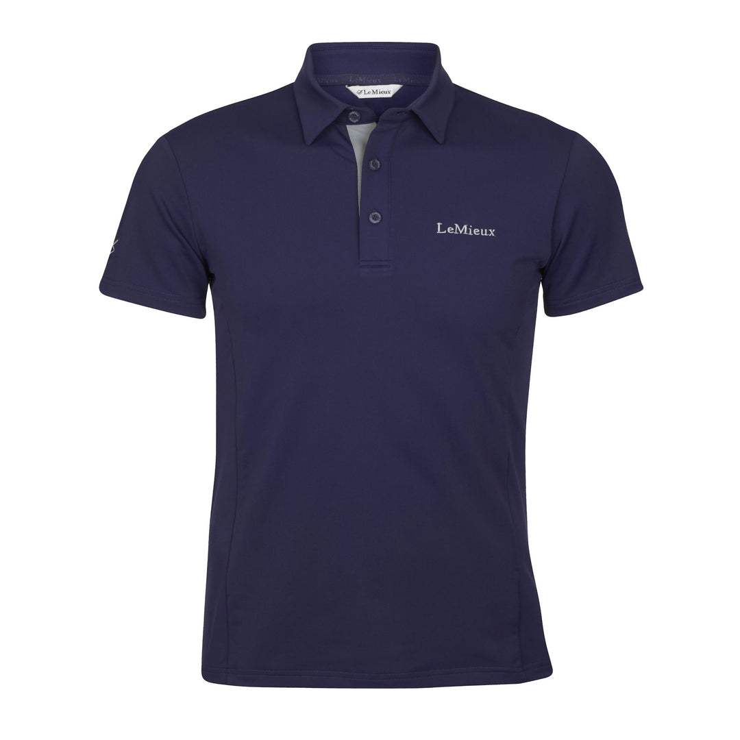 The LeMieux Junior Pro Polo Shirt in Navy#Navy