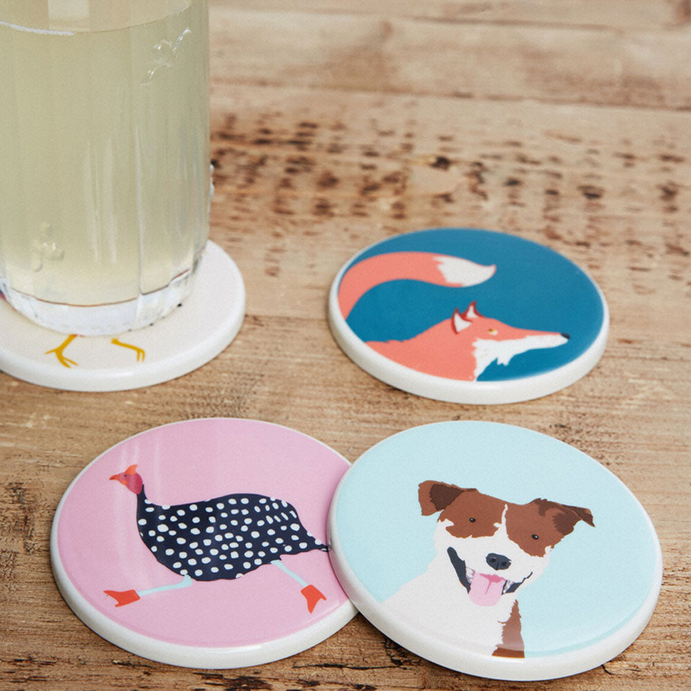 Joules Set of Four Coasters