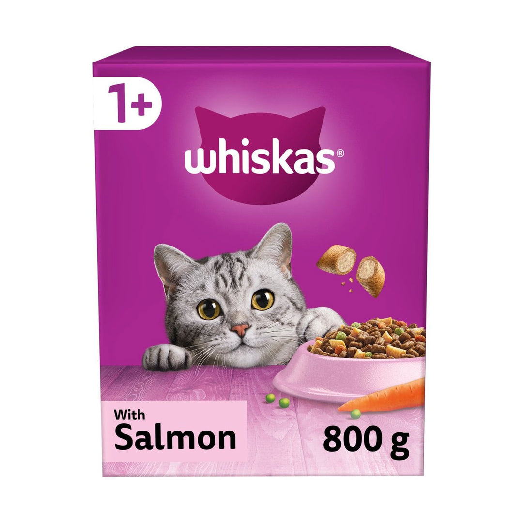 Whiskas Dry 1+ Salmon 800g 800g