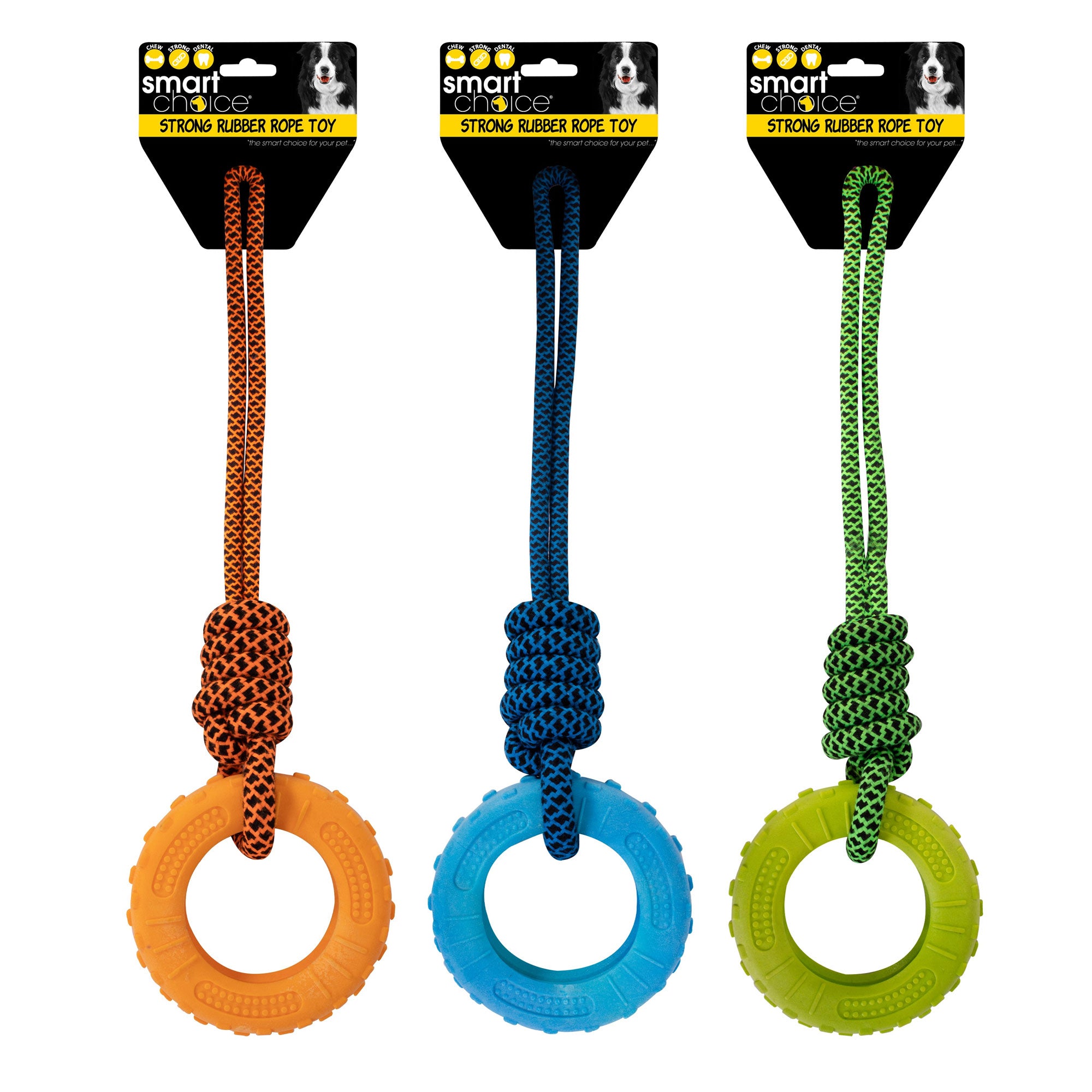 Rubber rope 2024 dog toy