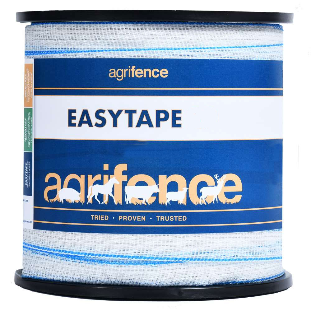 Agrifence Easytape 40 White Polytape 40mm x 200m
