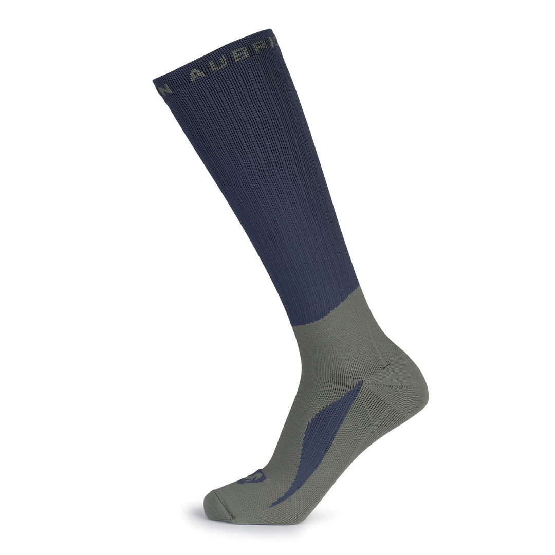 The Aubrion Ladies Tempo Compression Socks in Navy#Navy